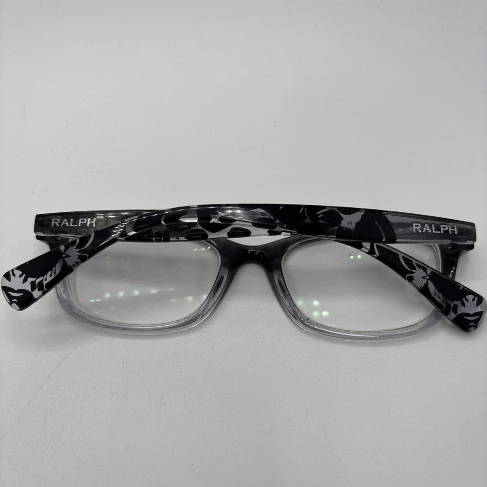 Ralph Lauren Eyeglasses Womens Grey Ombre Floral RA7072 1511 51-18-140mm #C287